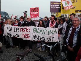 Pro-Palestine Protest Against The Visit Of President Biden - Berlin