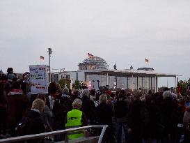 Pro-Palestine Protest Against The Visit Of President Biden - Berlin