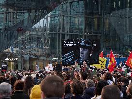 Pro-Palestine Protest Against The Visit Of President Biden - Berlin