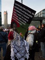 Pro-Palestine Protest Against The Visit Of President Biden - Berlin