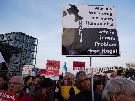 Pro-Palestine Protest Against The Visit Of President Biden - Berlin