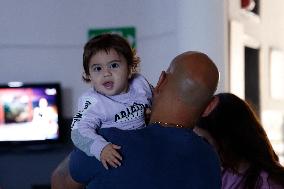 Displaced Lebanese Take Refuge In A Public School - Bikfaya