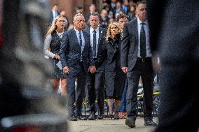 Robert F Kennedy Jr Attends Ethel Kennedy’s Funeral - DC