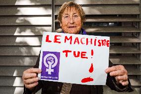 Demo against sexual violence at the Palais de Justice in Toulouse