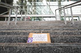 Demo against sexual violence at the Palais de Justice in Toulouse