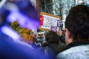 Demo against sexual violence at the Palais de Justice in Toulouse