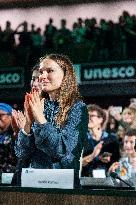 Natalie Portman at UNESCO - Paris