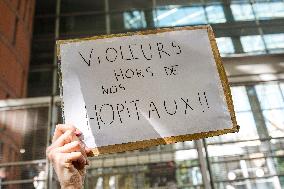 Demo against sexual violence at the Palais de Justice in Toulouse