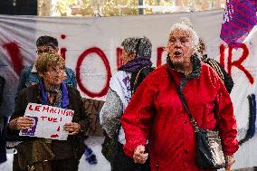 Demo against sexual violence at the Palais de Justice in Toulouse