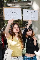 Demo against sexual violence at the Palais de Justice in Toulouse