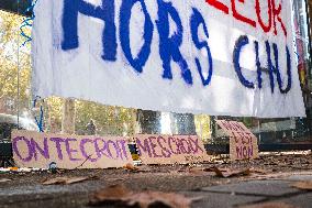 Demo against sexual violence at the Palais de Justice in Toulouse