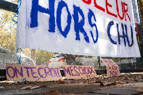 Demo against sexual violence at the Palais de Justice in Toulouse