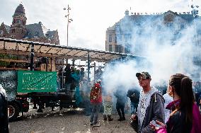 The Anti-system Parade 'ADEV' Was Organized In Amsterdam.