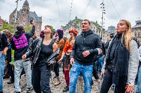 The Anti-system Parade 'ADEV' Was Organized In Amsterdam.