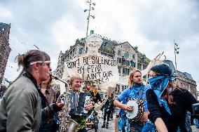 The Anti-system Parade 'ADEV' Was Organized In Amsterdam.