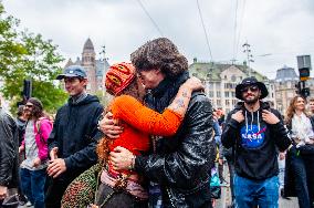 The Anti-system Parade 'ADEV' Was Organized In Amsterdam.