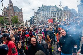 The Anti-system Parade 'ADEV' Was Organized In Amsterdam.