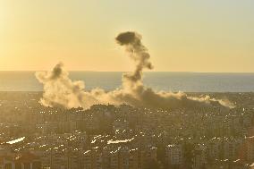 Israeli Airstrike In Beirut, Lebanon