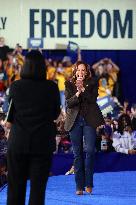 Kamala Harris US Presidential Campaign Rally in Michigan