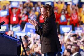 Kamala Harris US Presidential Campaign Rally in Michigan