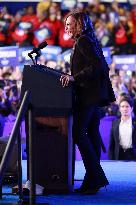 Kamala Harris US Presidential Campaign Rally in Michigan