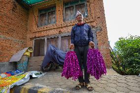 Florists In Nepal At Brisk As Tihar- Diwali- Festival Of Lights And Flowers Approaches