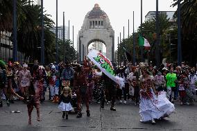 Zombie March In Mexico