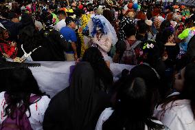 Zombie March In Mexico