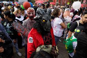 Zombie March In Mexico