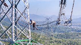 A 500-kilovolt Power Outage Maintenance Site