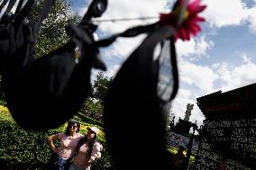 Tour Of Monumental Alebrijes And International Day Against Breast Cancer In Mexico