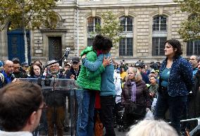 Rally In Tribute To The Killed Cyclist - Paris