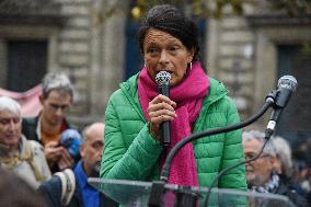 Rally In Tribute To The Killed Cyclist - Paris