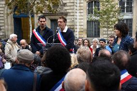 Rally In Tribute To The Killed Cyclist - Paris