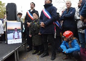 Rally In Tribute To The Killed Cyclist - Paris