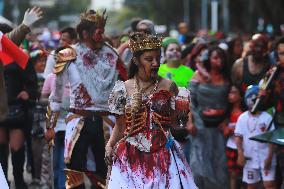 Mexico City Annual Zombie Walk 2024