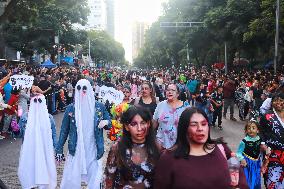 Mexico City Annual Zombie Walk 2024