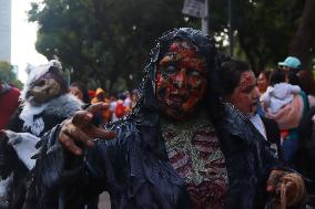 Mexico City Annual Zombie Walk 2024