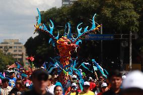 16th Edition Of The Traditional Monumental Alebrijes Parade