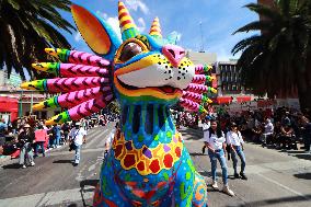 16th Edition Of The Traditional Monumental Alebrijes Parade