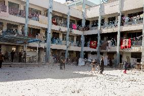 UN School Strikes - Gaza