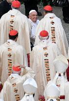 Pope Francis Leads Canonization Mass - Vatican