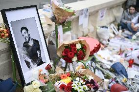 One Direction fans pay tribute to Liam Payne in Paris FA