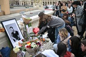 One Direction fans pay tribute to Liam Payne in Paris FA