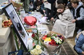 One Direction fans pay tribute to Liam Payne in Paris FA