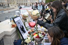 One Direction fans pay tribute to Liam Payne in Paris FA