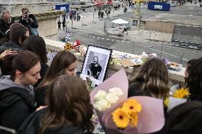 One Direction fans pay tribute to Liam Payne in Paris FA