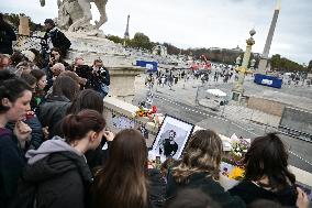 One Direction fans pay tribute to Liam Payne in Paris FA