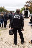 Demonstration of bikers against the passage of the ring road at 50 km/h - Paris