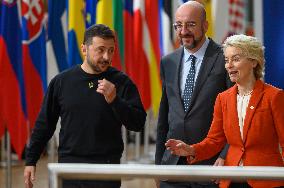 European Council Meets In Brussels